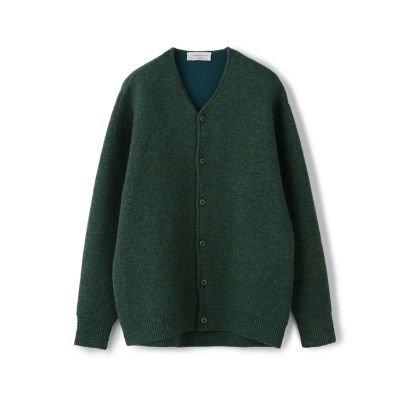 シェットランドウール Vネックカーディガン | TOMORROWLAND (Men