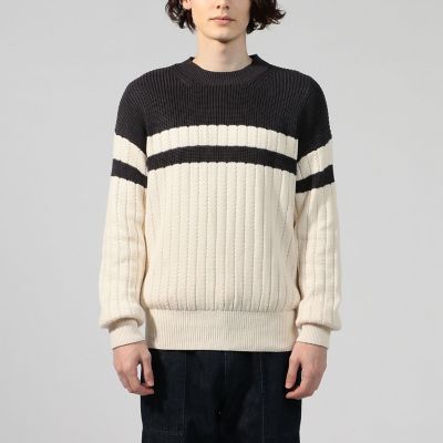 タグ付き【TOMORROWLAND】カシミヤ100％/縮絨 クルーネックニット セール】 TOMORROWLAND tricot コットンカシミヤ クルーネック