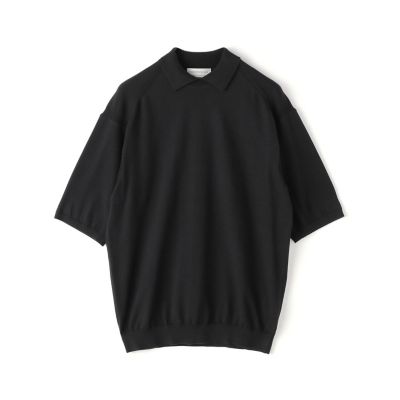 D221221 TOMORROWLANDアシンメトリースタンドネックプルオーバー ドライダブルクロス クルーネックプルオーバー
