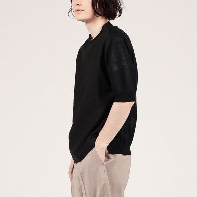リネンニットコンビ クルーネックTシャツ | TOMORROWLAND (Men