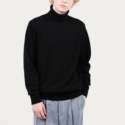 スーパーファインラムウール タートルネックニット