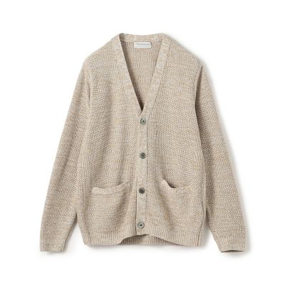 ＜TOMORROWLAND (Men)＞ギマコットンリネン　Ｖネックカーディガン