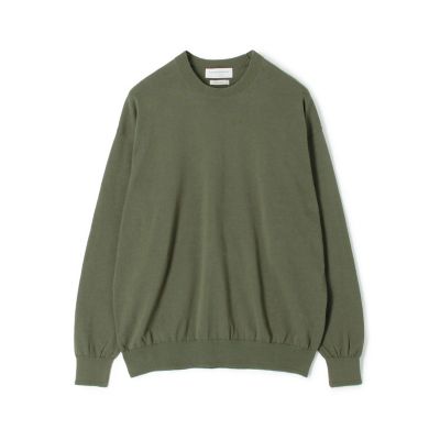 ギザコットン　クルーネックプルオーバーニット