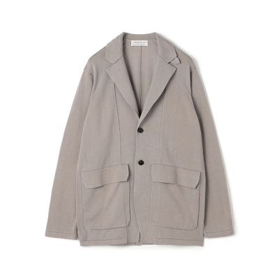 【タイムセール：７月２８日（月）午前９時３０分迄】スビンコットンシルク　ニットジャケット