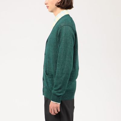 ティントリネン Vネックカーディガン | TOMORROWLAND (Men