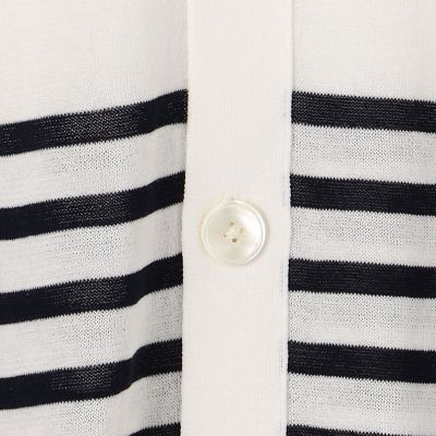 ＴＯＭＯＲＲＯＷＬＡＮＤ　ＴＲＩＣＯＴ　コットンナイロン　Ｖネックカーディガン