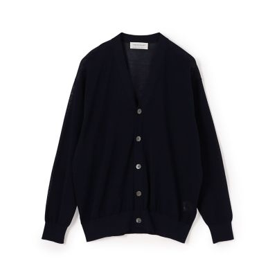 ＴＯＭＯＲＲＯＷＬＡＮＤ　ＴＲＩＣＯＴ　コットンナイロン　Ｖネックカーディガン