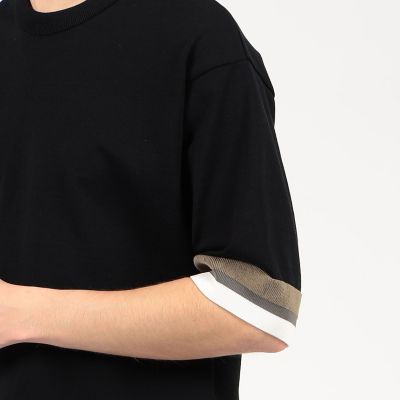 ＴＯＭＯＲＲＯＷＬＡＮＤ　ｔｒｉｃｏｔ　リブライン　ニットＴシャツ