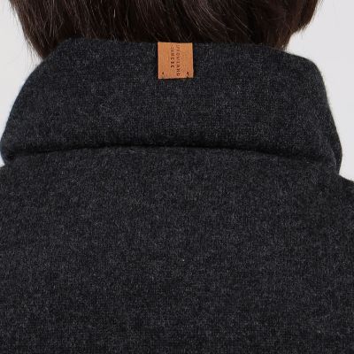 カシミヤ　ニットダウンベスト