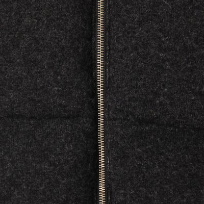 カシミヤ　ニットダウンベスト