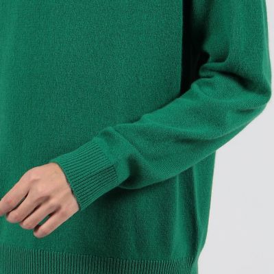 ＴＯＭＯＲＲＯＷＬＡＮＤ　ｔｒｉｃｏｔ　　カシミヤ　クルーネックプルオーバー