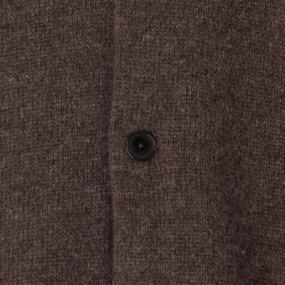 ７ゲージカシミヤ　ニットブルゾン