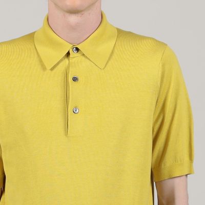 シルクコットン　ニットポロシャツ　ＳＥＳＩＡ