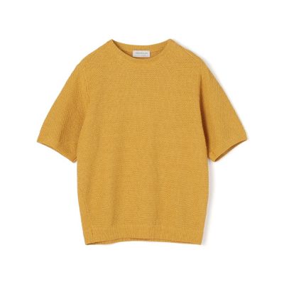 TOMORROWLANDtricotコットンリネンクルーネックプルオーバーニット TOMORROWLAND｜TOMORROWLAND tricot コットンリネン クルー