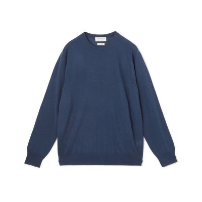 ＴＯＭＯＲＲＯＷＬＡＮＤ　ｔｒｉｃｏｔ　スーパーファインメリノウール　クルーネックプルオーバー