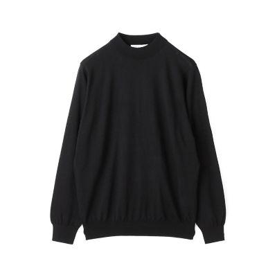 ＴＯＭＯＲＲＯＷＬＡＮＤ　ｔｒｉｃｏｔ　スーパーファインメリノウール　モックネックプルオーバー