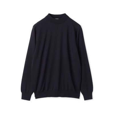 ＴＯＭＯＲＲＯＷＬＡＮＤ　ｔｒｉｃｏｔ　スーパーファインメリノウール　モックネックプルオーバー