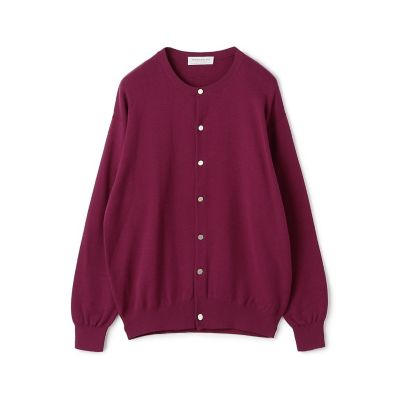 ＴＯＭＯＲＲＯＷＬＡＮＤ　ｔｒｉｃｏｔ　コットン　クルーネックカーディガン