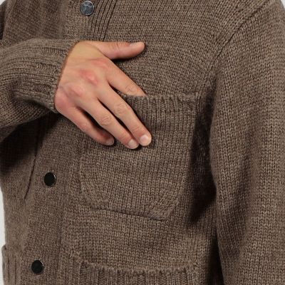 ＴＯＭＯＲＲＯＷＬＡＮＤ　ｔｒｉｃｏｔ　ハイランドウール　ニットブルゾン