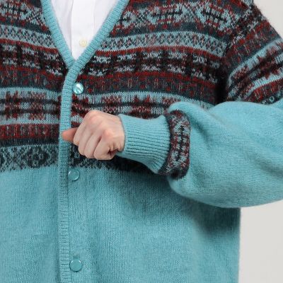 ＴＯＭＲＲＯＷＬＡＮＤ　ｔｒｉｃｏｔ　フェアアイルジャガード　カーディガン