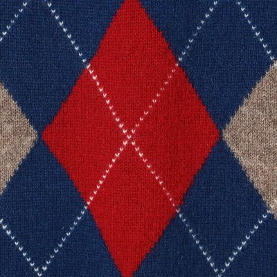 ＴＯＭＯＲＲＯＷＬＡＮＤ　ｔｒｉｃｏｔ　カシミヤ　アーガイルニット