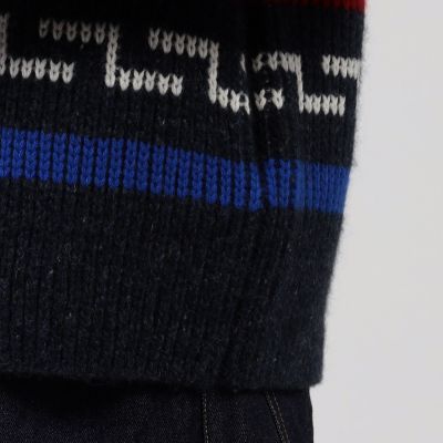 【別注】ＰＥＮＤＬＥＴＯＮ　カシミヤ　ショールカラー　カウチンニット