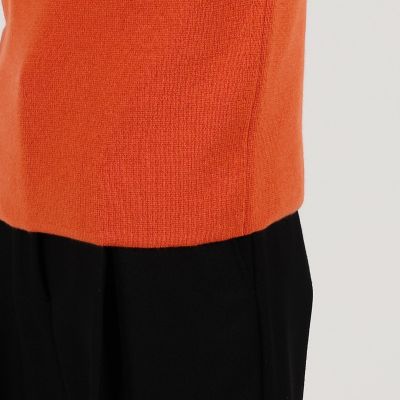 カシミヤ　クルーネックプルオーバー　ニット