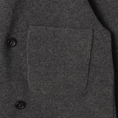 カシミヤ　ダブルブレステッド　カーディガン