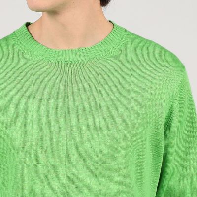 TOMORROWLAND Tricot リネンクルーネック プル