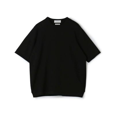 ＴＯＭＯＲＲＯＷＬＡＮＤ　ｔｒｉｃｏｔ　シーアイランドコットン　ハーフスリーブクルーネックニット