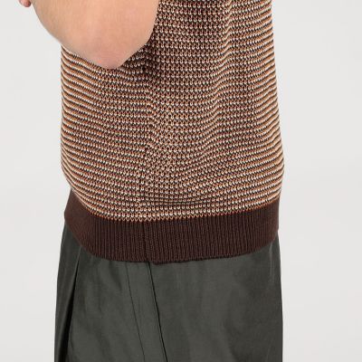 Tricot マーセライズコットン ハーフスリーブ プルオーバー