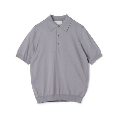 ＴＯＭＯＲＲＯＷＬＡＮＤ　ｔｒｉｃｏｔ　シルクコットン　ニットポロシャツ　ＳＥＳＩＡ
