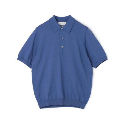 ＜TOMORROWLAND (Men)＞ＴＯＭＯＲＲＯＷＬＡＮＤ　ｔｒｉｃｏｔ　シルクコットン　ニットポロシャツ　ＳＥＳＩＡ