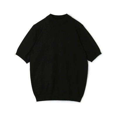 ＴＯＭＯＲＲＯＷＬＡＮＤ　ｔｒｉｃｏｔ　シルクコットン　モックネックプルオーバーニット　ＳＥＳＩＡ