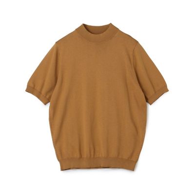 ＜TOMORROWLAND (Men)＞ＴＯＭＯＲＲＯＷＬＡＮＤ　ｔｒｉｃｏｔ　シルクコットン　モックネックプルオーバーニット　ＳＥＳＩＡ