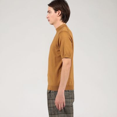 ＴＯＭＯＲＲＯＷＬＡＮＤ　ｔｒｉｃｏｔ　シルクコットン　モックネックプルオーバーニット　ＳＥＳＩＡ