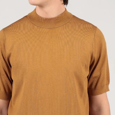 ＴＯＭＯＲＲＯＷＬＡＮＤ　ｔｒｉｃｏｔ　シルクコットン　モックネックプルオーバーニット　ＳＥＳＩＡ