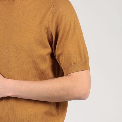 ＴＯＭＯＲＲＯＷＬＡＮＤ　ｔｒｉｃｏｔ　シルクコットン　モックネックプルオーバーニット　ＳＥＳＩＡ