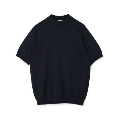 ＴＯＭＯＲＲＯＷＬＡＮＤ　ｔｒｉｃｏｔ　シルクコットン　モックネックプルオーバーニット　ＳＥＳＩＡ