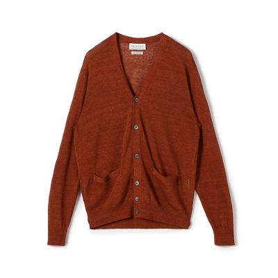 TOMORROWLAND (Men)/トゥモローランド ＴＯＭＯＲＲＯＷＬＡＮＤ　ｔｒｉｃｏｔ　ティントリネン　Ｖネックカーディガン