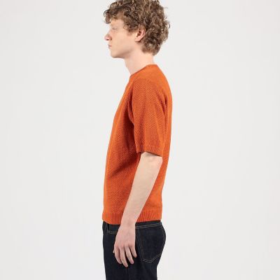 ドゥロワー リネン混14G ランダムヘムニットプルオーバー2 48,600円 TOMORROWLAND tricot コットンリネン クルーネック