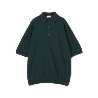子*日様 John Smedley コットンニットポロMsize カーキ JOHN SMEDLEY｜ジョンスメドレー日本公式
