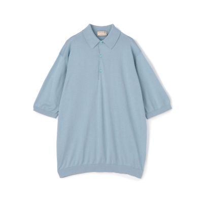 JOHN SMEDLEY コットンポロ JOHN SMEDLEY｜長袖コットンニットクラシックポロシャツ | FINCHLEY