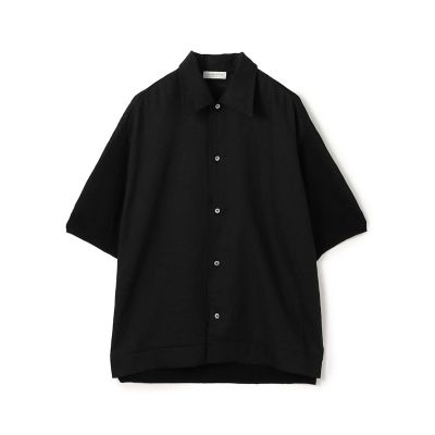 ＜TOMORROWLAND (Men)＞リネンニットコンビ　ハーフスリーブシャツ