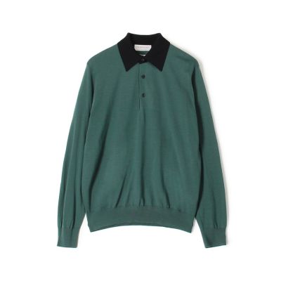 【本日限定値下げ】TOMORROWLAND メリノウール ニットポロ TOMORROWLAND tricot スーパーファインメリノ