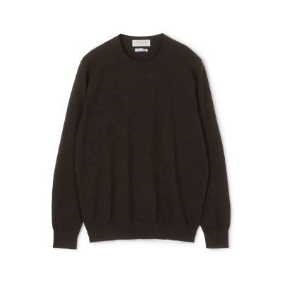 ＜TOMORROWLAND (Men)＞ＴＯＭＯＲＲＯＷＬＡＮＤ　ｔｒｉｃｏｔ　スーパーファインメリノウール　クルーネックプルオーバー　Ｓ－ＷＯＯＬ