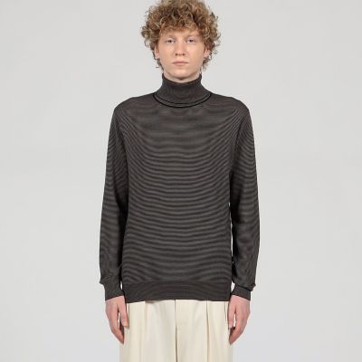 J7266新品トゥモローランド スーパーファインメリノウールタートルネックニット TOMORROWLAND TRICOT スーパーファインメリノウール