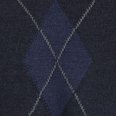 別注】JOHN SMEDLEY ウール アーガイルクルーネック プル