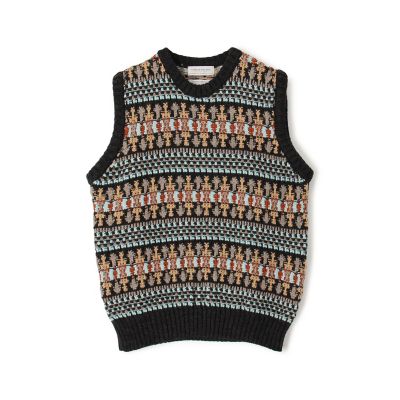 別注】Redeux メリノウールフェアアイル柄 クルーネックニット