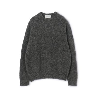 シャギークルーネックプルオーバー TOMORROWLAND Tricot ウールシャギー クルーネック